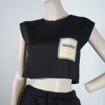 Crop top negro 1