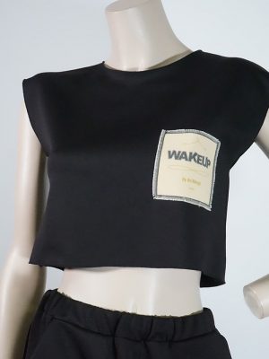 Crop top negro 1